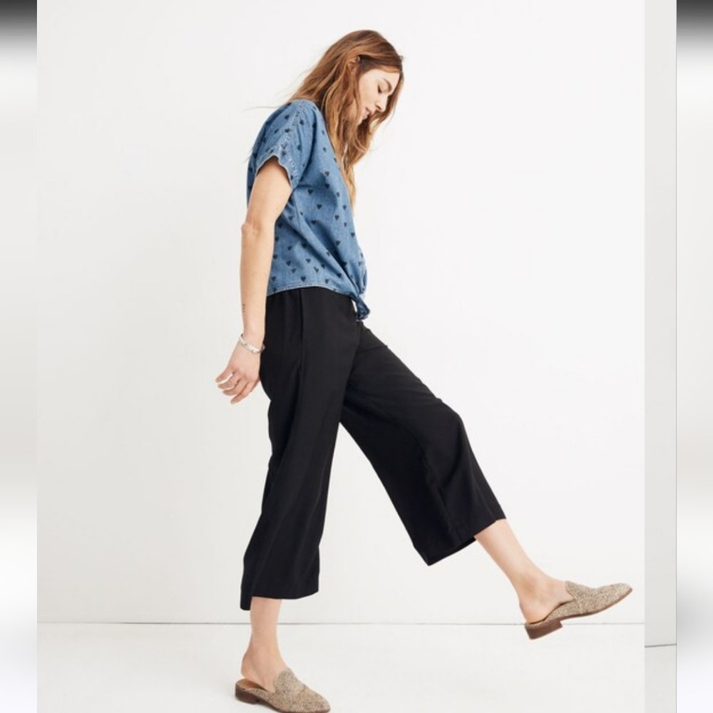 Madewell Black Cropped Pants